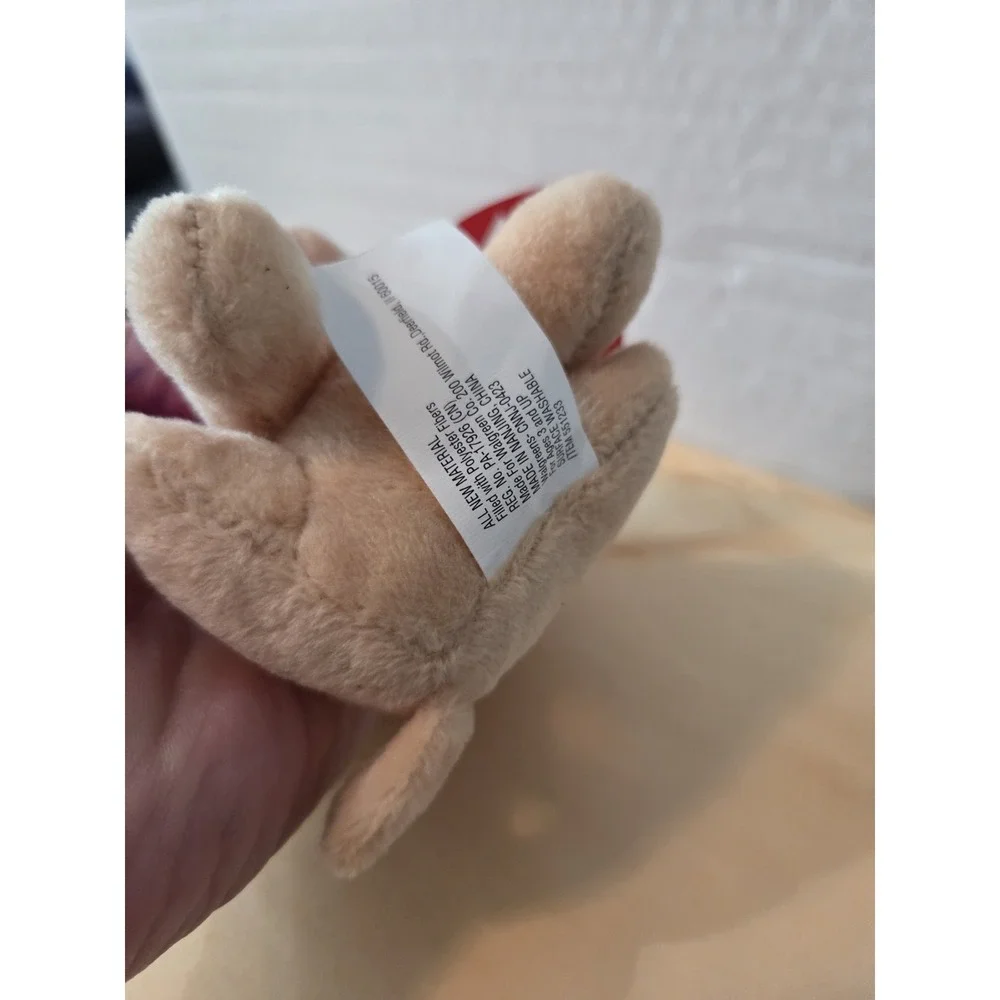 Christmas Ornament Chiwawa Bow Tie Plush Lights‎ Music Wish you Merry Dog Brown